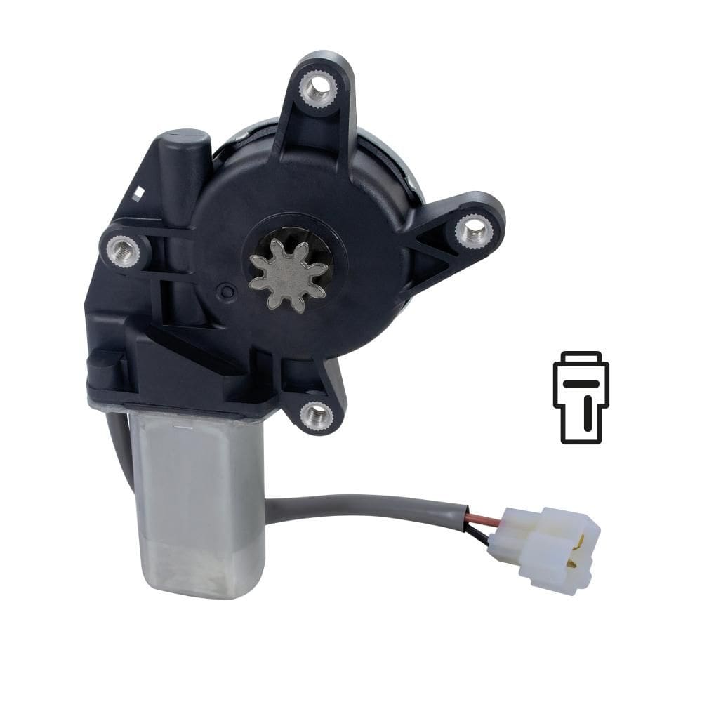 Motor Da Máquina Do Vidro - Fixação Mabuchi - 8 Dentes 2 Pinos 24v - Esq. - Universal Uso Geral [F103]