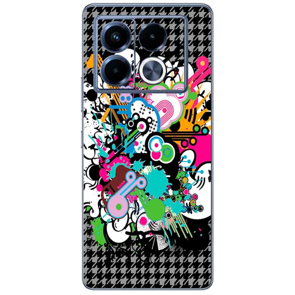 Capa Adesivo Skin022 Verso Para Infinix Note 40 5G (X6852)