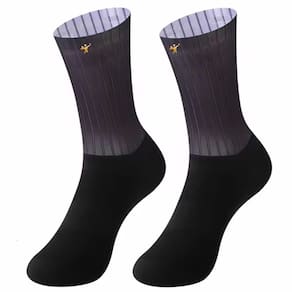 Meia Ciclismo Gold Sports Aerodinâmica Siliconada Ice Longa 3/4 Anti - Sleep Adulto