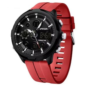 Relógio Digital Masculino Estilo Esportivo Duplo Display Á Prova d`água