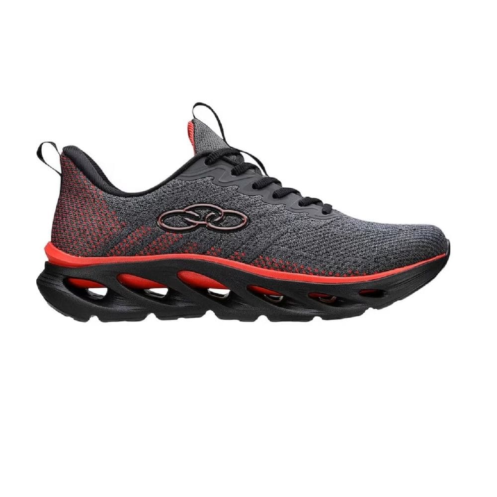 Tênis Olympikus Diffuse 5 Masculino - Preto e Vermelho