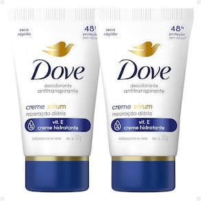 Kit Dove Creme Sérum: 2 Desodorantes Reparação Diária
