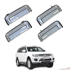 Kit Completo 4 Maçanetas Exter Cromadas Pajero Sport 99 A 11 [F103]