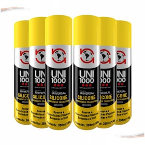Kit 6 Silicone Spray Lubrifica Alta Performance Tradicional [F103]