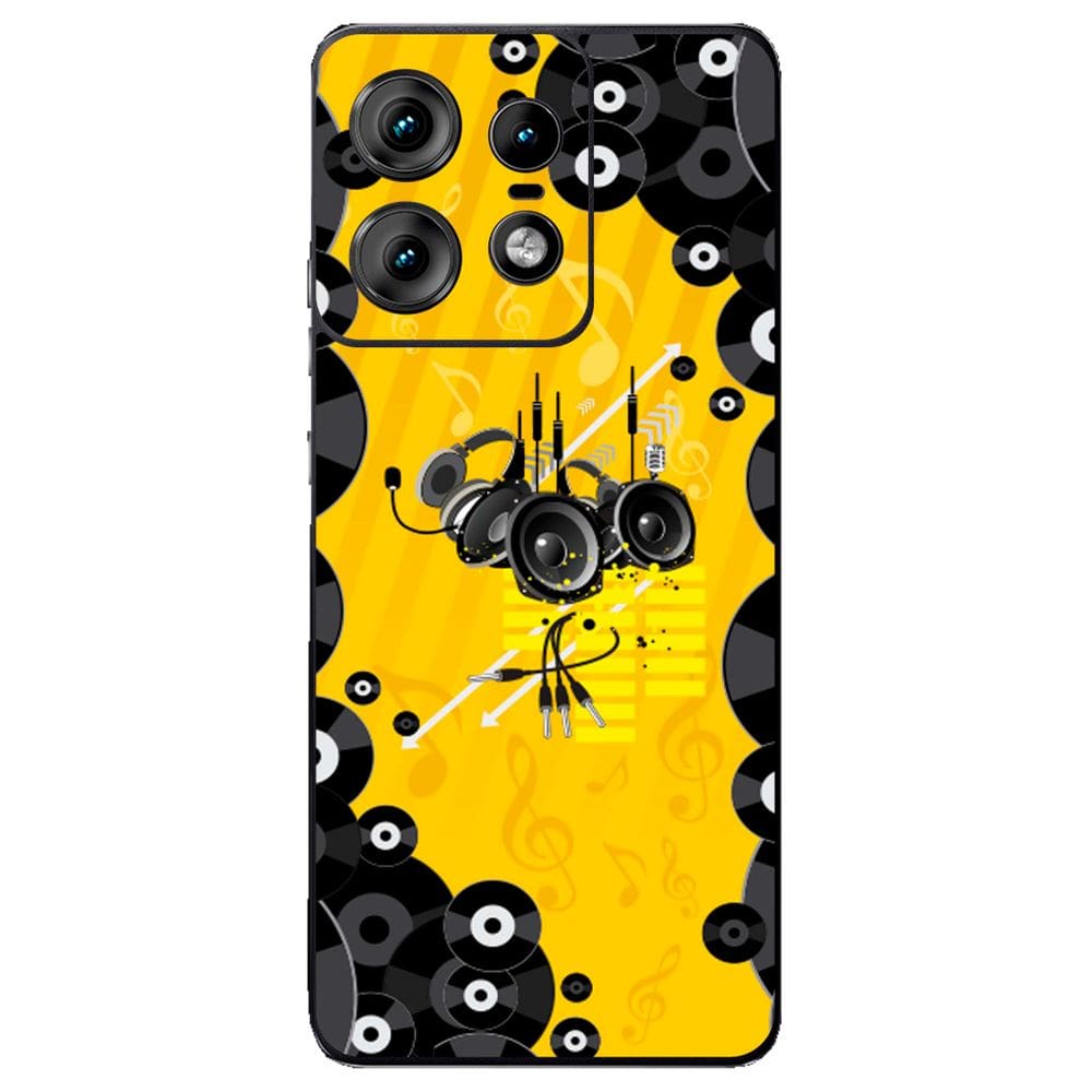 Capa Adesivo Skin354 Verso Para Motorola Edge 50 Pro