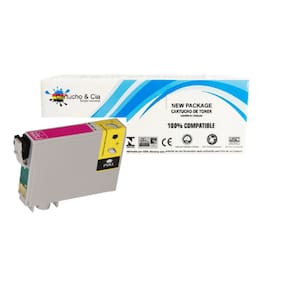 Cartucho de Tinta Compatível com Epson T073320 T073 73N Magenta T10 TX105 T20 TX200 TX209 TX210 12ml