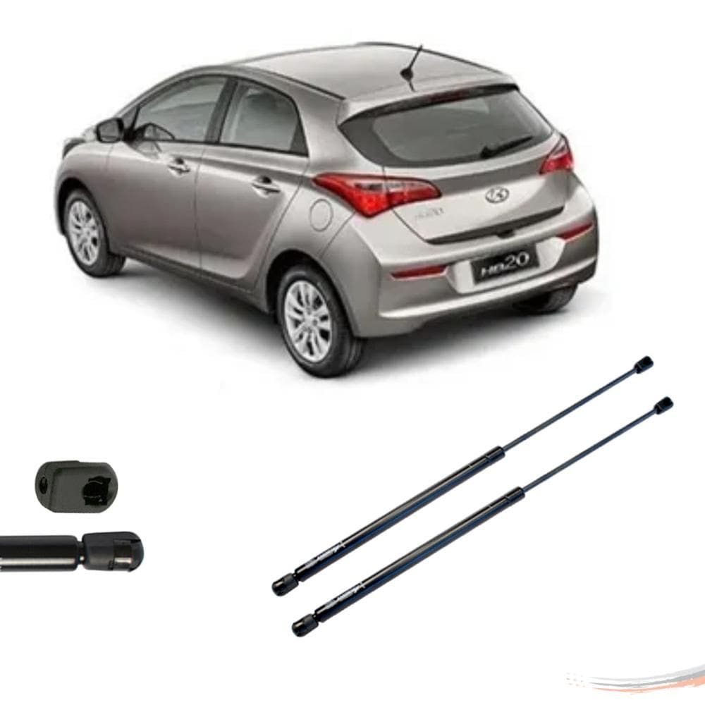 Par Amortecedores Tampa Porta-malas Hb20 Hatch Após 12 [F103]