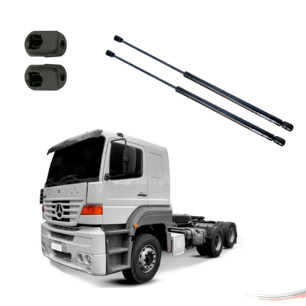 Par Amortecedores Tampa Do Motor Mb 1938 1944 56 X 32 Cm [F103]