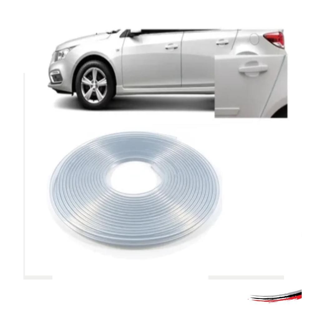 Borracha Pele De Cobra Para Acabamento 7x14 Mm Branca 50 M [F103]