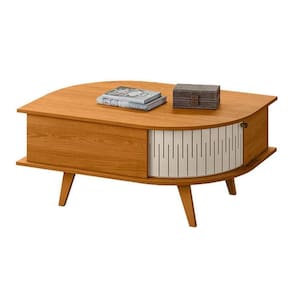 Mesa De Centro Indianápolis Cinamomo Off White - Madetec