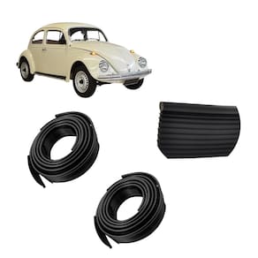 Par Galão Debrum Do Paralama Tras Fusca 59 A 96 Preto - UN / 2 [F103]