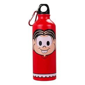 Garrafa Alumínio Vermelha Mônica 500ml - Turma Da Mônica