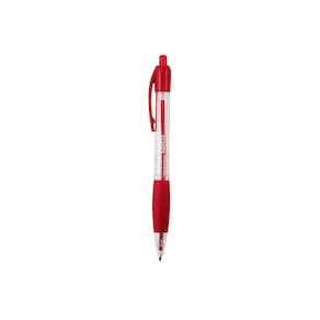 Caneta STAPLES Esferográfica Retrátil de Ponto Médio Tinta Vermelha x36