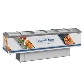 Expositor Ilha de Congelados Dupla Ação GESV-290C BR Gelopar 819 Litros