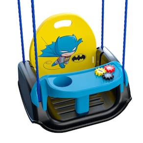 Cadeira de Balanço Infantil DC Batman Super Friends Até 30kg Ajustável +2 Anos com Porta Copo Pais & Filhos