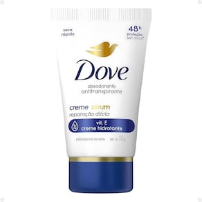Desodorante Creme Sérum Dove Antitranspirante Reparação Diária