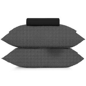 Jogo de Cama Queen 3 Peças Altenburg Toque Acetinado Slim Preto