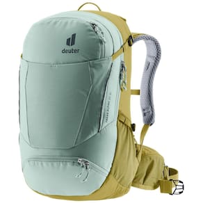 Mochila Deuter 28L de Trilha Acampamento Trans Alpine Verde