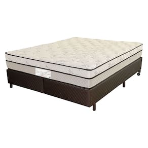 Cama Box Queen Size (Box + Colchão) 158x198x61 Pro Soft Bamboo Prorelax Molas Ensacadas Pillow Top Turn Free - Cinza