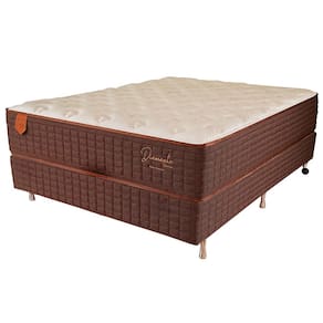 Cama Box Viúva (Box + Colchão) 128x188x41 Diamante Prorelax Pillow In - Marrom