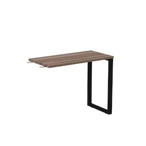 Mesa Complemento 900x450mm Mcp90/45p25tub Walnut/Preto