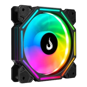 Cooler Fan Rise Mode Hex Tornado ARGB 120mm Preto - RM-H-ARGB-TOR-B