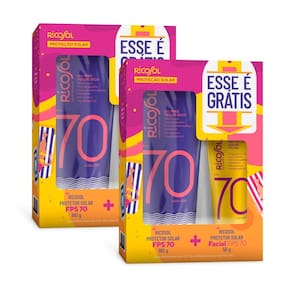 Kit 2 und Ricosol FPS 70 Corpo 180g + FPS 70 Facial 50g