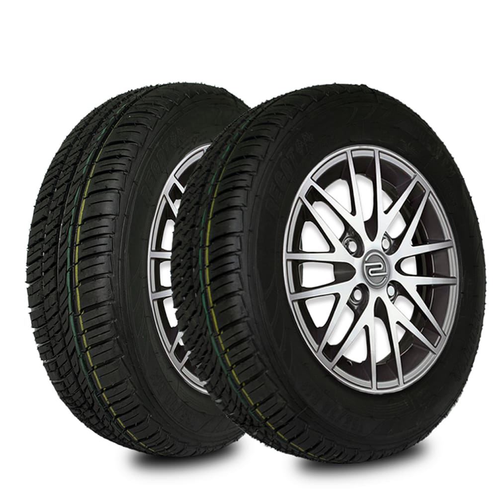 Jogo 2 Pneus 185/60R14 Remold Linha Premium