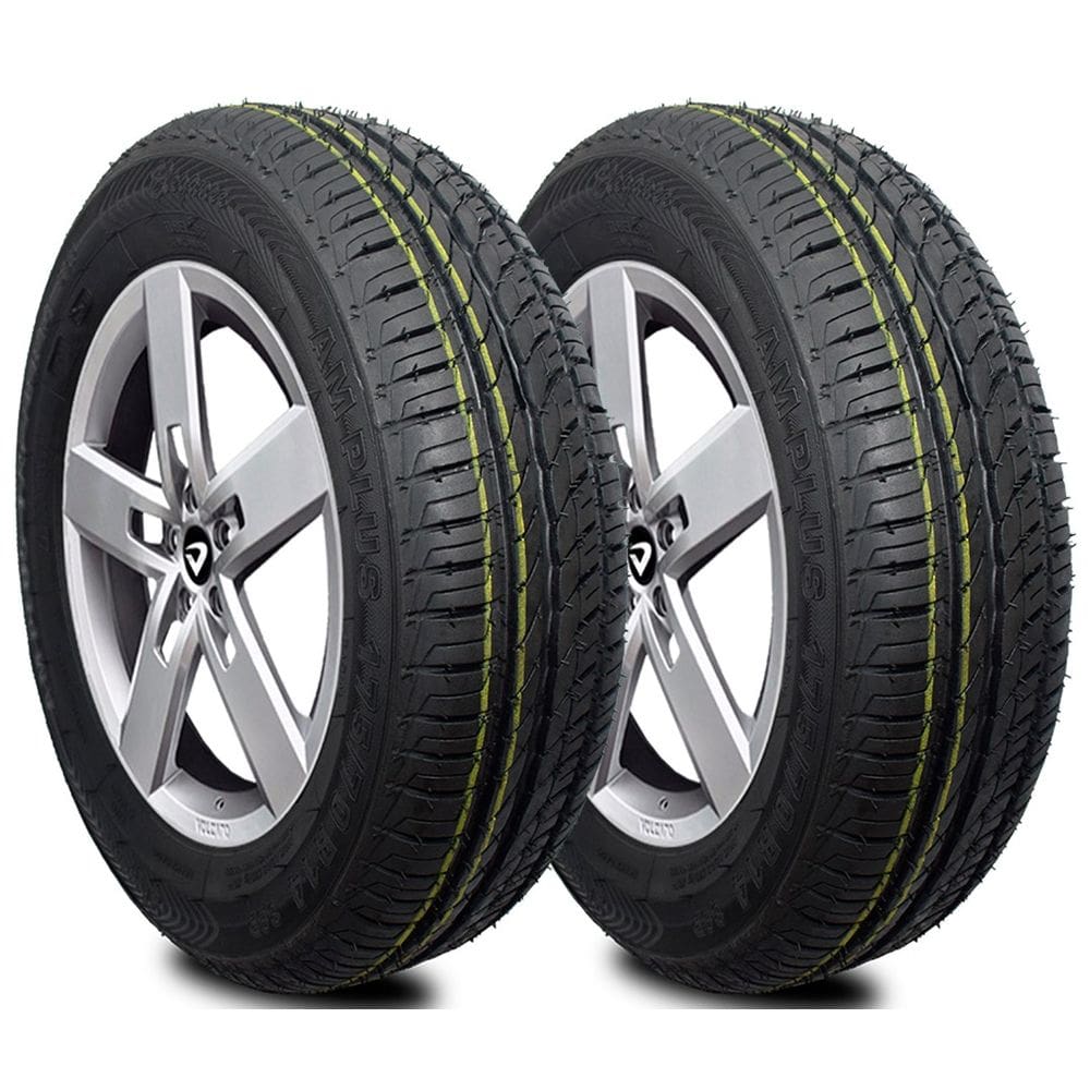 Jogo 2 Pneus 185/70R14 Remoldado Linha Premium