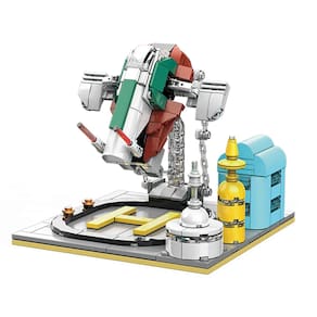 Nave Star Wars Slave 256 peças Bloco de Montar Brinquedo