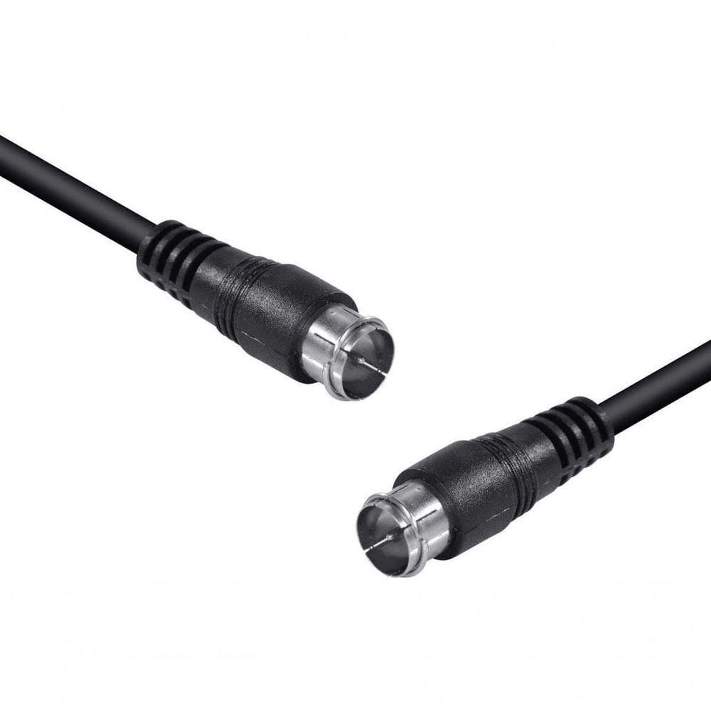 Cabo Coaxial F Macho X F Macho 2 Metros Para Antena Cf+f-2 - Pc - 10