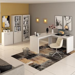 Conjunto para Escritório Armário Balcão Estante e Mesa ME41 Tecnomobili