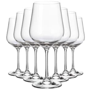 Conjunto Com 12 Taças De Cristal 580ml Bohemia Strix Vinho