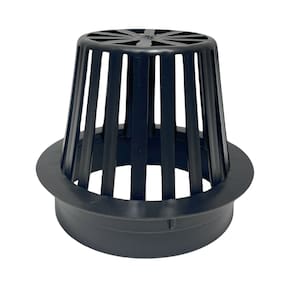 Ralo Abacaxi Plástico Anti Folhas Para Calha e Tubo 100 Mm