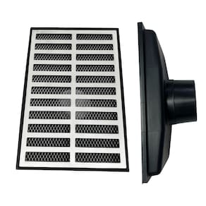 Ralo 20x30 Alumínio Anti Insetos Coletor Saída Baixa 100mm - 4 polegadas