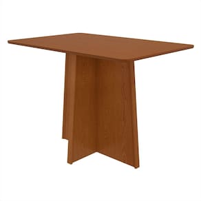 Mesa de Jantar 120x80cm Tampo Mdf no Glass Celebrare Frassino
