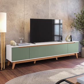 Rack Kappesberg 3 Portas Branco/Verde 218cm