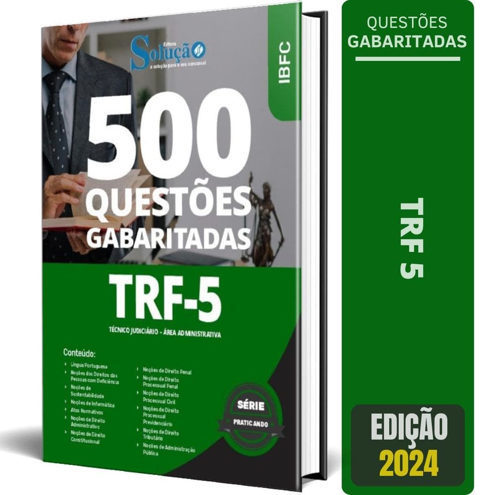 Caderno Questões Trf-5 Técnico Judiciário Área