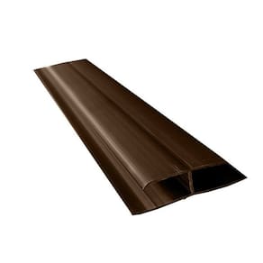 Kit 15 Caixas com 150 M Emenda Rígida Pvc Perfil H 8mmx4,5cmx3m Bariri Mogno