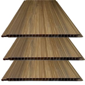 Kit 50 Caixas com 300 M² Forro de Pvc Plus 8mm X 20cm X 3,00m Bariri Imbuia