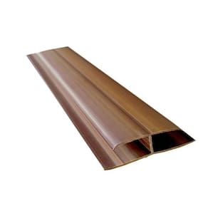 Kit 10 Caixas com 150 M Emenda Rígida Pvc Perfil H 8mmx4,5cmx3m Bariri Imbuia
