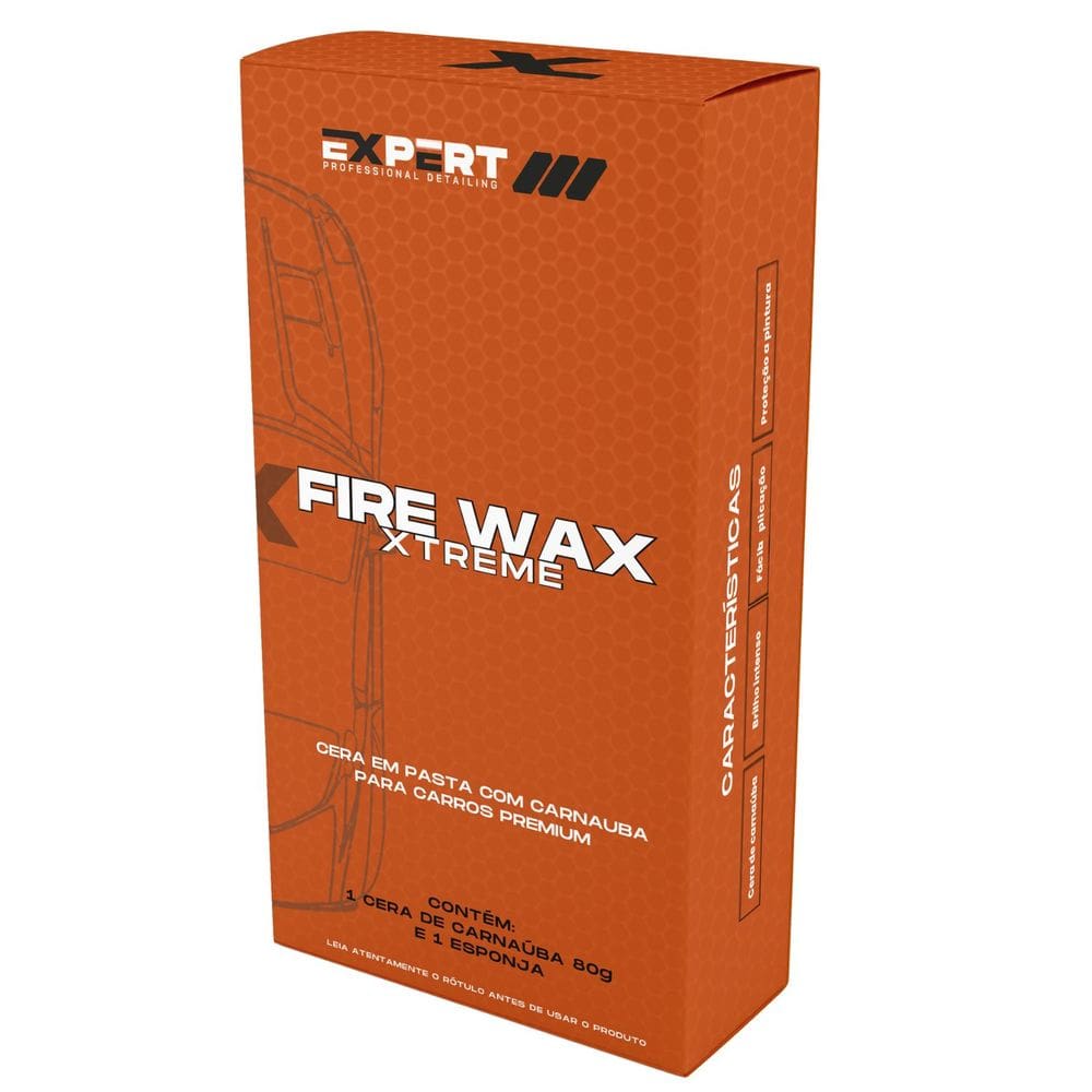 Cera de Carnaúba Fire Wax 80g Expert 