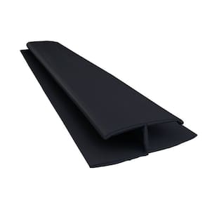 Kit 10 Caixas com 150 M Emenda Rígida Pvc Perfil H Preto 3m Bariri Preto