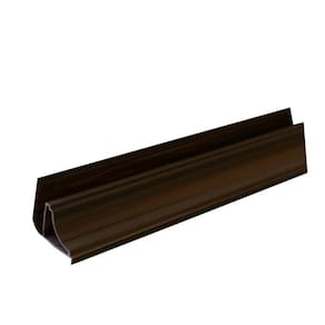 Kit 10 Caixas com 150 M Meia Cana Convencional Pvc 8mmx38mmx3m Bariri Mogno