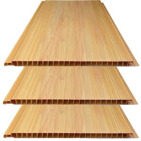 Kit 50 Caixas com 300 M² Forro de Pvc 10mm X 20cm X 3,00m Bariri Cerejeira