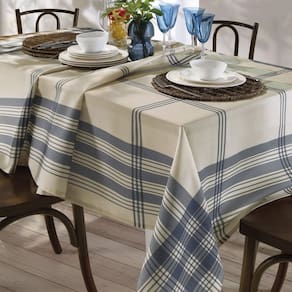 Toalha de Mesa Retangular Limpa Fácil Döhler Clean Luna 8 Lugares 160 x 270 cm