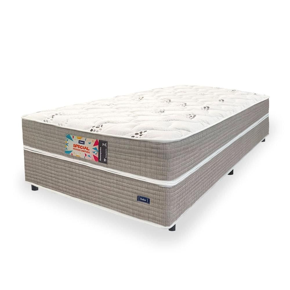 Cama Box Evolution mais Colchão Dabe Coleção Special 096x203