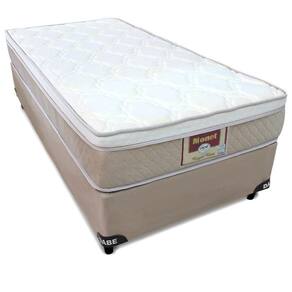 Cama Box com Colchão Monet SOLTEIRO - Molas Ensacadas - 088x188