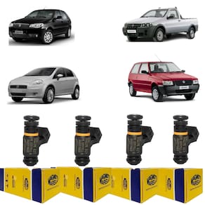 4 Bico Injetor Palio Uno Punto Strada 1.4 2009 a 2013 IPE017