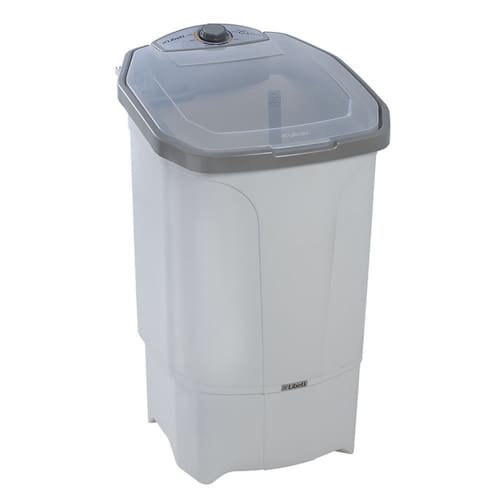 imagem-Tanquinho de Roupas Semiautomático Libell 20,5 kg com 3 Níveis de Água, Função Elimina Fiapos e 5 Programas de Lavagem Branco - 110V